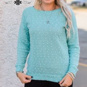 Dally Darlin Crazy Train Sweater Size XS NWT